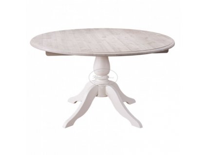 Dřevěný jídelní stůl kulatý rozkládací PS-228