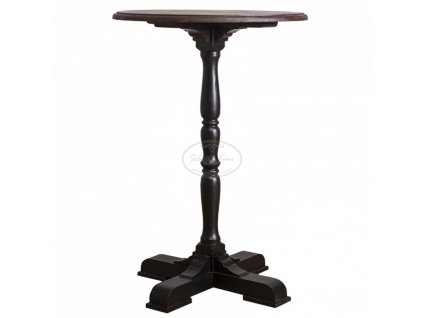 Dřevěný barový stůl kulatý PS-672