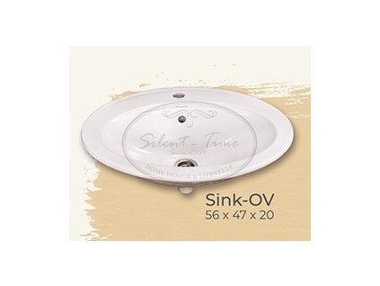 Keramické umyvadlo koupelnové PORTO SINK OV