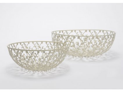 Kovová mísa na ovoce ROMANTIC