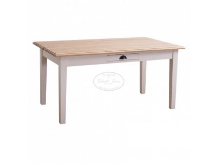 Dubový jídelní stůl se zásuvkou OAK PS-22