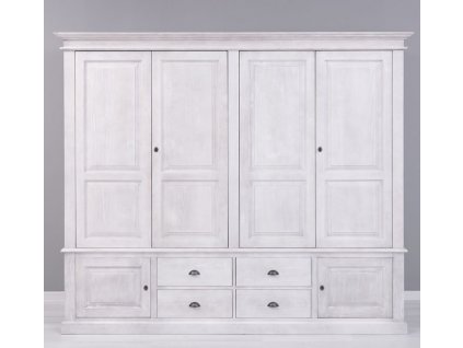 cabinet with 4 2 doors 4 drawers with metal rails color p080 deep brushed (6)