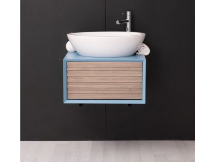 bathroom item 1 drawer slatted
