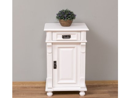 bedside cabinet with one door and one drawer 50 x 40 x 80 cm mdf