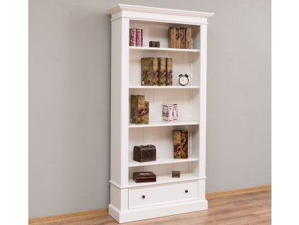 bookcase with one drawer 100 x 32 x 195 cm mdf (1)