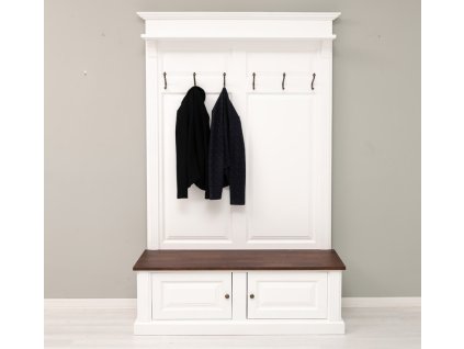 coat hanger 2 doors oak color top p081 color corp p004 double colored