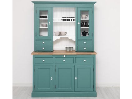 kitchen sideboard 3 doors 3 drawers bas 2 doors 4 drawrs sup oak color top p061 color ext p117 color int p004 triple colored