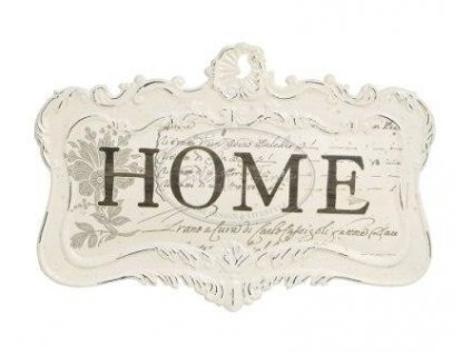 Plechová cedule HOME