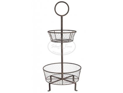 Kovový etažér MESH