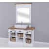 bathroom cabinet with 1 lamellar door the sink is included in the price frame mirror shutter (2)