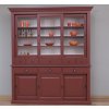 sideboard with 3 sliding doors 3 bas drawers 3 sliding glass doors 5 sup drawers (5)