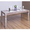 dining room table cube collection 180x90 color p071 deep brushed