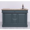 bar 160 cm oak top color top p061 color corp p087 double colored