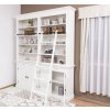 bookcase with four doors 200 x 40 x 240 cm mdf with ladder (1)