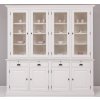 buffet cabinet with eight doors and four drawers 227 x 50 x 225 cm mdf