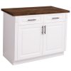 modular kitchen directoir 2 doors 2 drawers with top pine