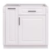 modular kitchen directoir with retractable basket 1 door 1 drawer without top