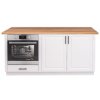 modular kitchen directoir 2 doors 1 drawer with top oak