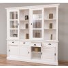 buffet cabinet with eight sliding doors and four drawers 220 x 51 x 220 cm mdf (2)