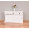 cabinet 2 sliding doors 3 drawers with dim 146x46x85 mdf