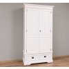 wardrobe with two doors and two drawers 119 x 61 x 220 cm mdf (1)