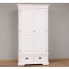 wardrobe with two doors and two drawers 119 x 61 x 220 cm mdf