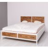 bed with dim 140x200 rustic haven
