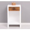 bedside table with 1 drawer rustic haven