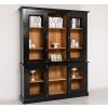 chest without drawers glass doors 2 door display case and open shelves color ext p150 color int p001 double colored (1)