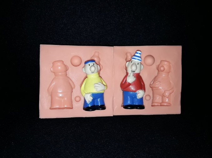 Silikonová formička Pat a Mat 3149