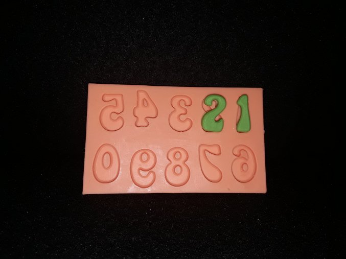 Silikonová formička číslice 6011