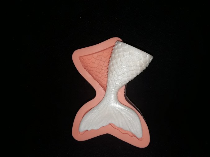 Silikonová formička ocas ryby 5177