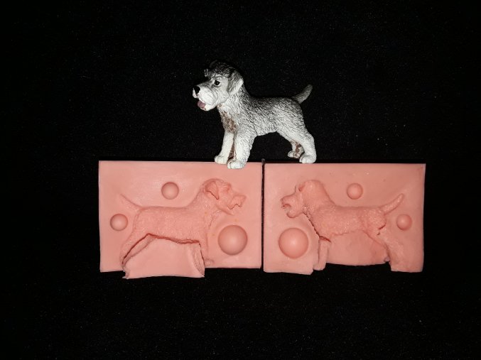 Silikonová formička pejsek "Dášenka" 3262