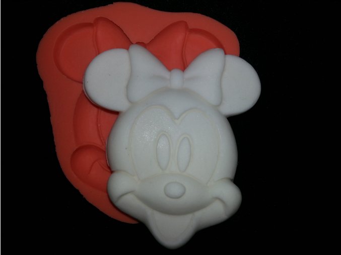Silikonová formička Minnie hlava 2082
