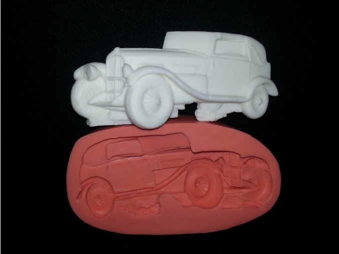 Silikonová formička auto-veterán velké 5095