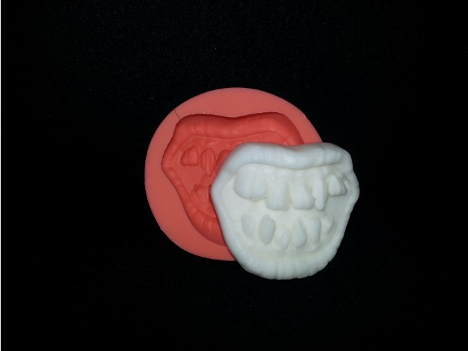 Silikonová formička zuby-heloween 5099