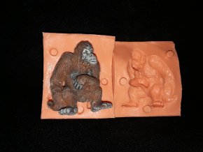 Silikonová formička orangutan 3011