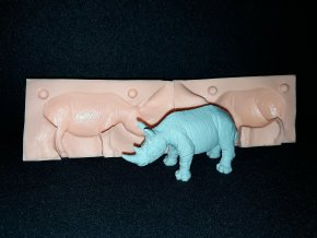Silikonová formička nosorožec 3157