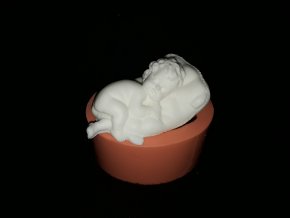 Silikonová formička miminko na polštářku 3172