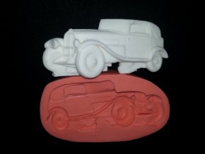 Silikonová formička auto-veterán velké 5095