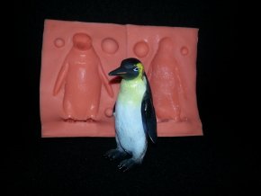 Silikonová formička tučňák 3119