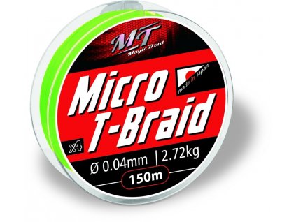 11601 magic trout micro t braid 150m 3 63kg 0 05mm zelena