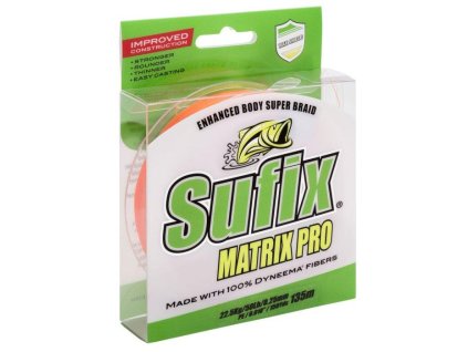 11889 sufix matrix pro 135 m oranzova 0 25mm 22 5kg