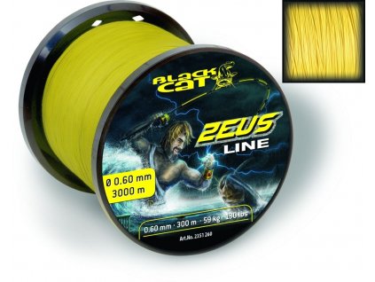 12645 black cat snura zeus line 400m 0 45mm 37kg zluta