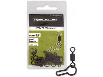 13326 radical pva swivel mat black vel 8 10ks