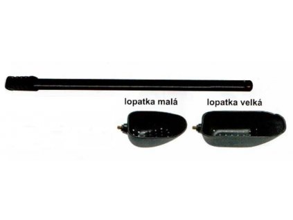 13716 set 70cm dlouhe tyce male a velke lopatky na zakrmovani
