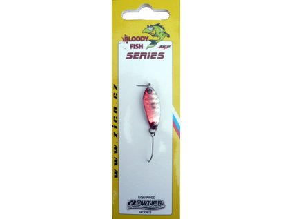 14718 trpytka zico bloody fish 30 mm 3 8g cervena strib