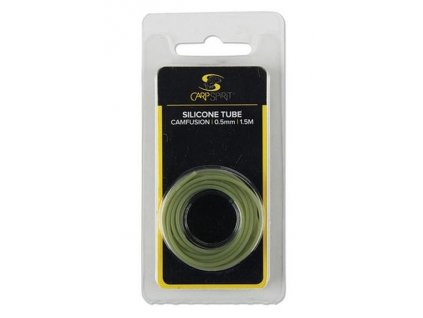 17664 carp spirit silicone tube 0 5 mm 1 5 m zelena