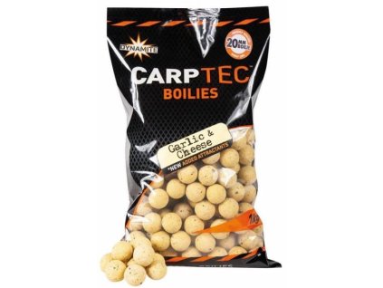 17709 dynamite baits boilies carptec garlic cheese 20 mm 1 kg