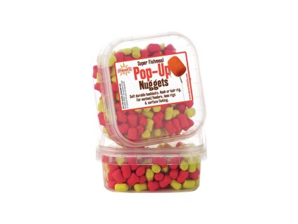 17748 dynamite baits pop up nuggets super fishmeal yellow red